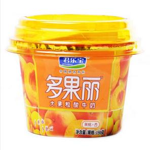 君乐宝多果粒酸牛奶(黄桃 杏)150g